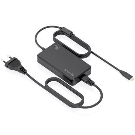 Cargador Sobremesa GaN Aisens ASCH-1PD100D070-BK/ 1xUSB Tipo-C/ 100W