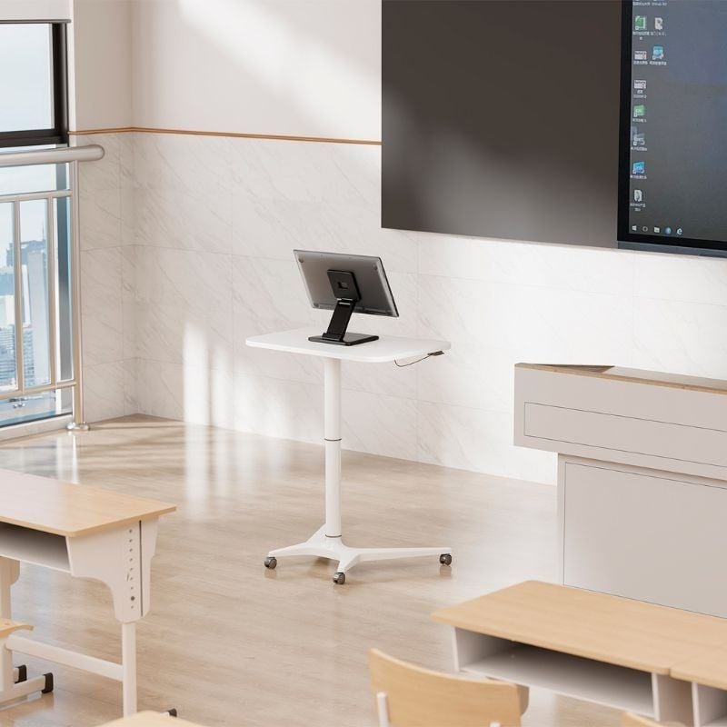 Suporte de Secretária para Monitor/POS Aisens DT27T-443/ Inclinável/ até 10kg