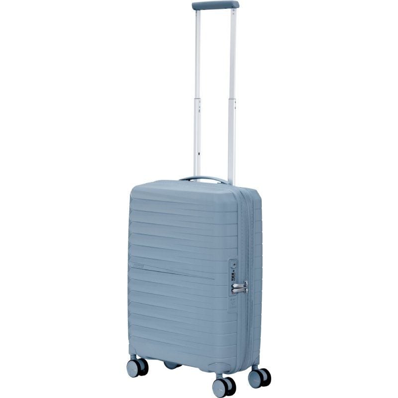Mala de Cabine American Tourister FastForward Spinner Expansível 55cm/ 55x40x23cm/ 4 Rodas/ Azul