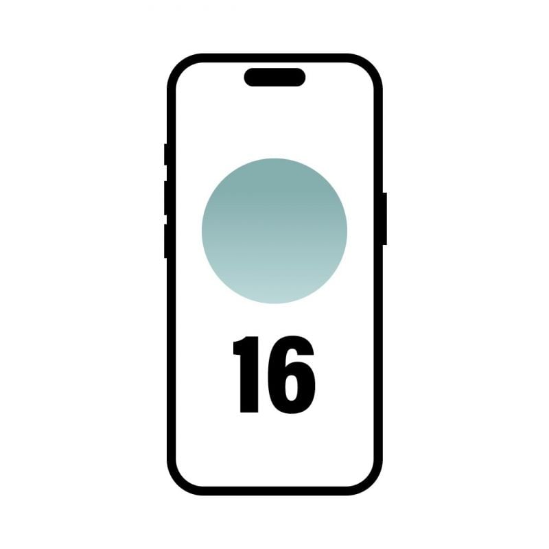 Smartphone Apple iPhone 16 512 GB/ 6.1"/ 5G/ Verde Azulado