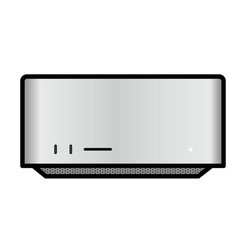 Apple Mac Studio M4 Max CPU de 14 núcleos/ GPU de 32 núcleos/ 36 GB RAM/ 512 GB SSD