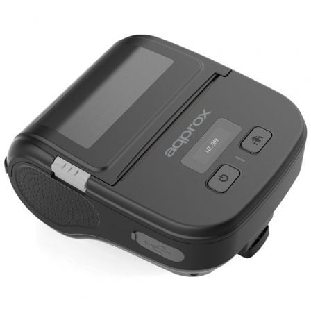 Impresora de Tickets Approx appPOS80PORTABLEWIFI/ Térmica/ Ancho papel 80mm/ USB-Bluetooth-WiFi/ Negra