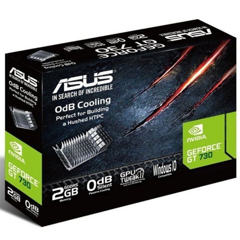 Placa Gráfica Asus GeForce GT 730/ 2GB GDDR5