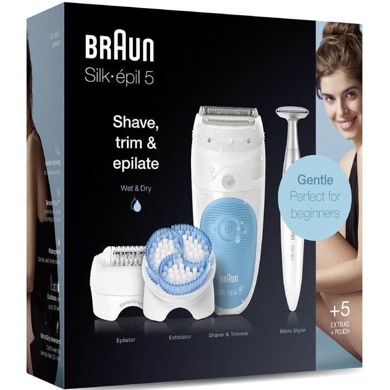 Depiladora Braun Silk-épil Series 5 5-815/ A Bateria/ 5 Acessórios