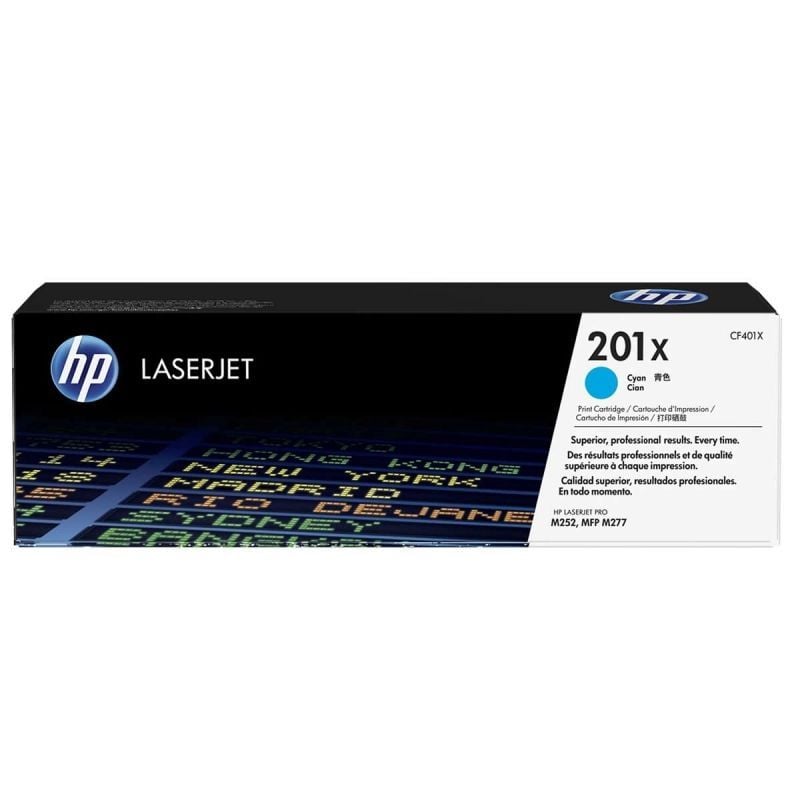 Toner Original HP nº201X XL Alta Capacidade/ Ciano