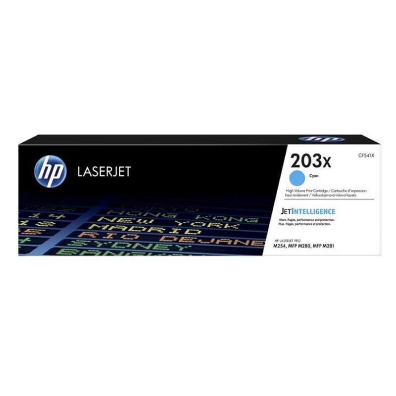 Toner Original HP nº203X XL Alta Capacidade/ Ciano