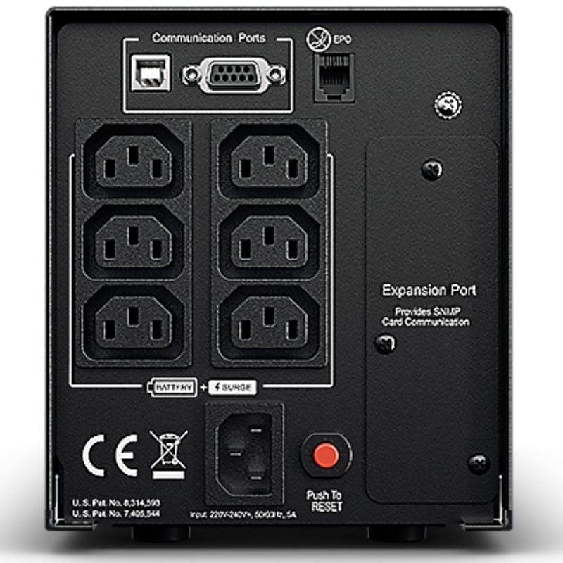 UPS Linha Interactiva Cyberpower PR750ELCD/ 750VA-675W/ 6 Saídas/ Formato Torre