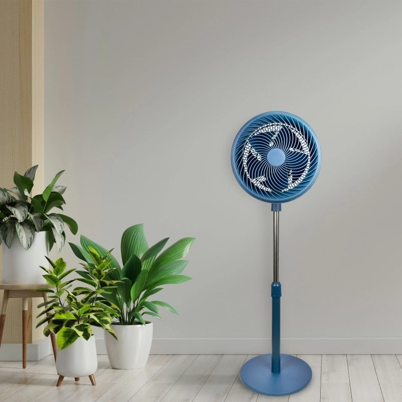 Ventoinha de Pé Daewoo DW9004 / 90W / 5 Pás 30cm / 3 Velocidades