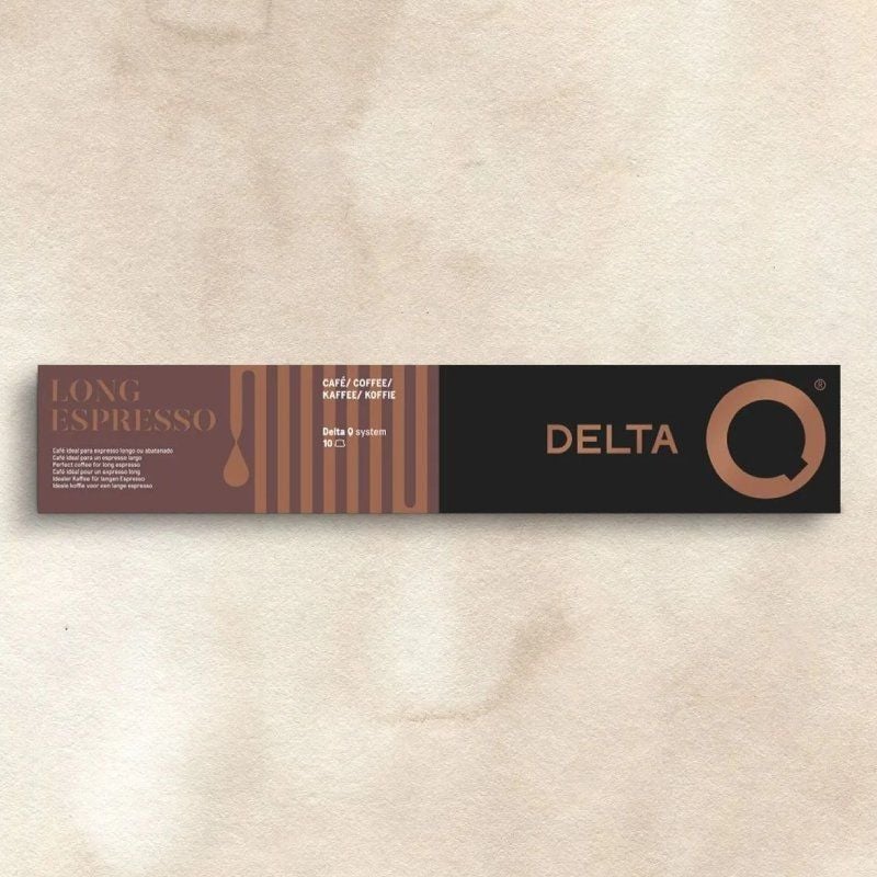 Cápsula Delta Delta Q-Long Espresso para máquinas Delta / Caixa de 10