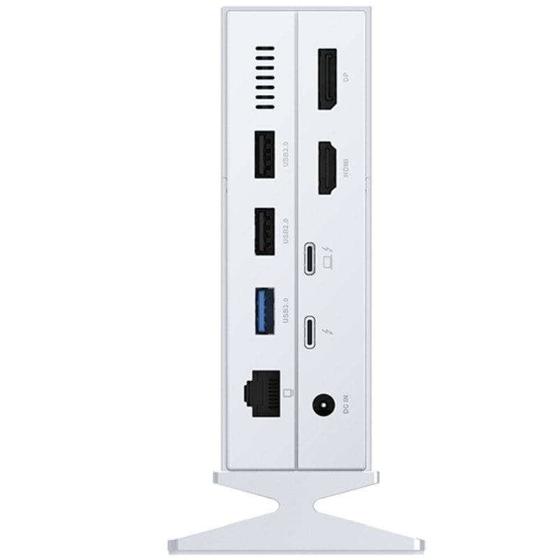 Docking Thunderbolt 4 D-Link DUF-E01/E/ 5xUSB/ 2xUSB Tipo-C/ 2xThunderblot/ 1xDisplayPort/ 1xHDMI 4K/ 1xRJ45/ 1xJack 3.5/ 1xLector de Tarjetas/ Blanco