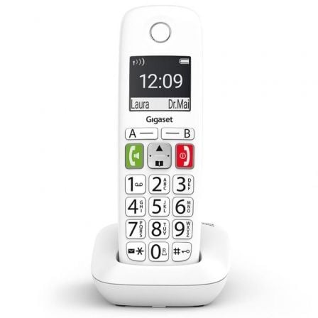 Teléfono Inalámbrico Gigaset E290/ Blanco