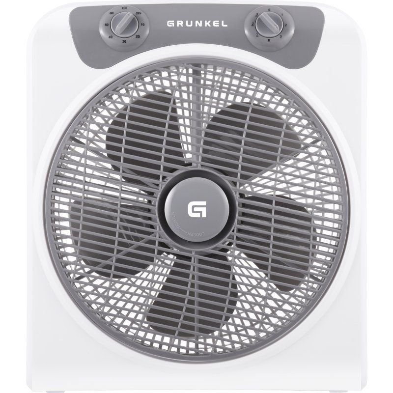 Ventilador de Chão Grunkel Box Fan/ 45W/ 5 Pás 30cm/ 3 Velocidades