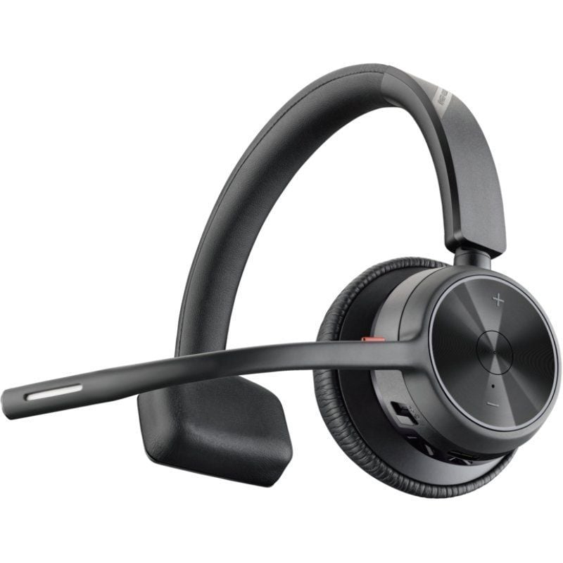 Auricular sem fios Poly Voyager 4310 + Adaptador BT700/ com Microfone/ Bluetooth/ Preto