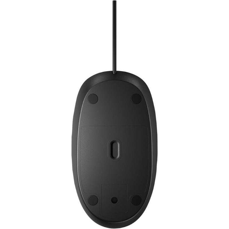 Ratón HP 125/ Hasta 1200 DPI/ Negro/ Formato Bulk