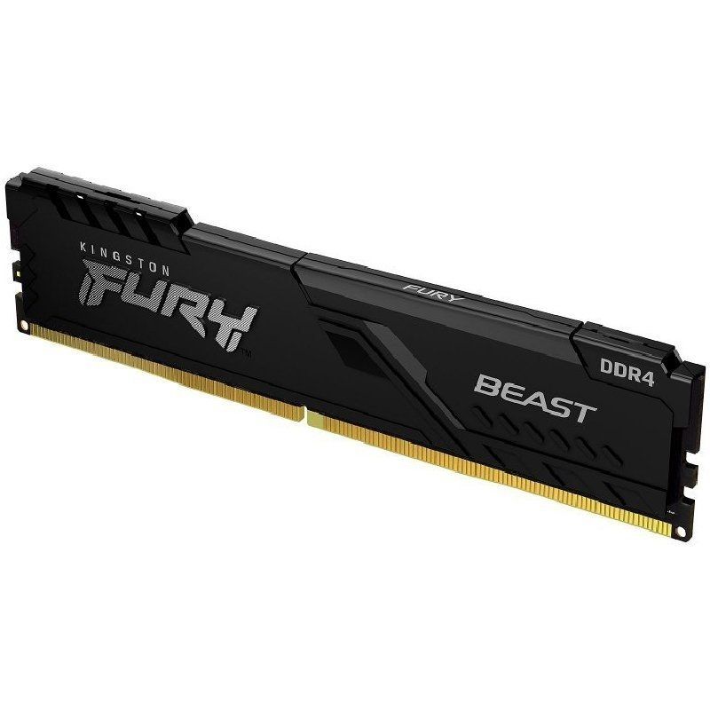 Memoria RAM Kingston FURY Beast RGB 16GB/ DDR4/ 3600MHz/ 1.35V/ CL18/ DIMM