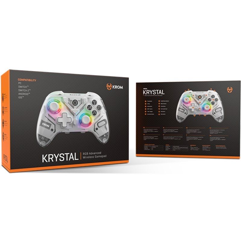 Gamepad Krom Krystal Inalámbrico
