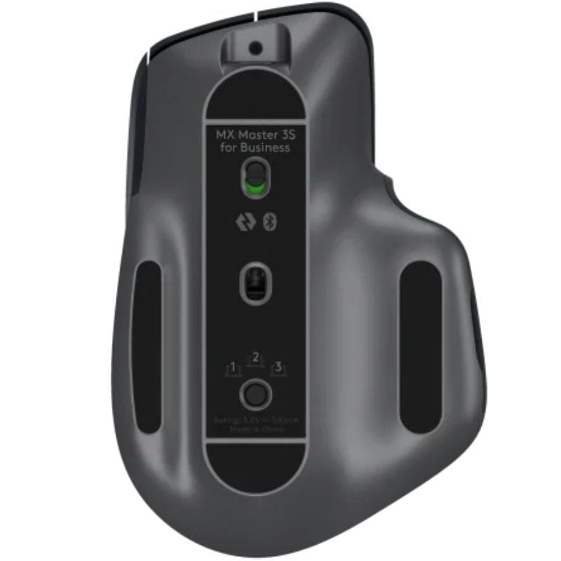Rato Ergonómico Sem Fios Logitech MX Master 3S For Business/ Bateria recarregável/ Até 8000 DPI/ Grafite