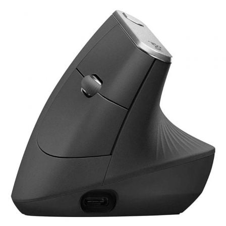 Ratón Vertical Inalámbrico por Bluetooth Logitech Vertical MX/ Batería recargable/ Hasta 4000 DPI