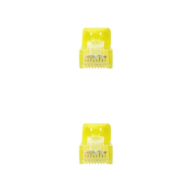Cabo de Rede RJ45 UTP Nanocable 10.20.1800-L25-Y Cat.6A/ LSZH/ 25cm/ Amarelo