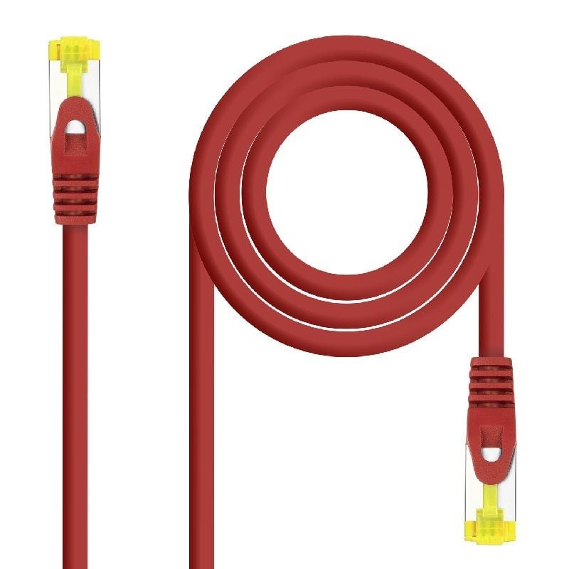 Cabo de Rede RJ45 SFTP Nanocable 10.20.1900-L25-R Cat.6A/ LSZH/ 25cm/ Vermelho