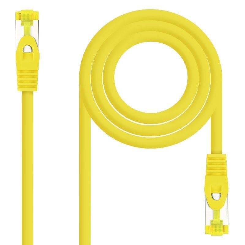 Cabo de Rede RJ45 SFTP Nanocable 10.20.1900-L25-Y Cat.6A/ LSZH/ 25cm/ Amarelo