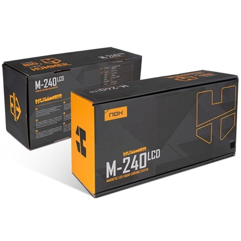 Sistema de Refrigeração Líquida Nox M-240 LCD/ Preto