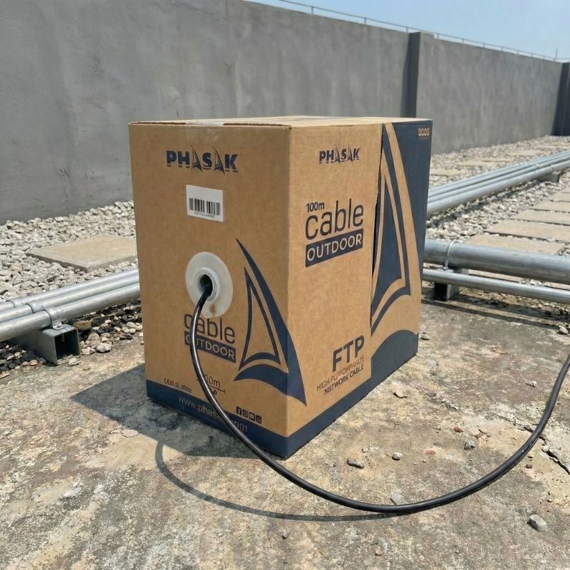 Bobina de Cabo RJ45 FTP Phasak PHR 671 Cat.6/ 100m