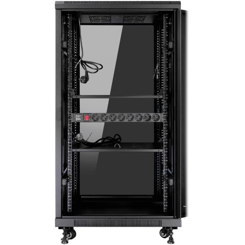Armário Rack Mural Montado Phasak PHO 6618/ 19"/ Altura 18U