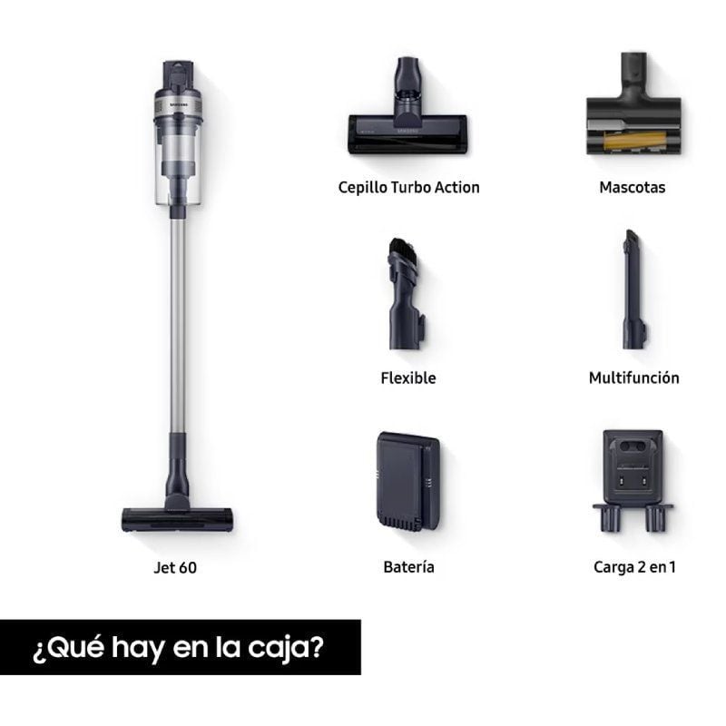 Aspirador Vertical sem fios Samsung Jet 65 Pet/ 150W/ Autonomia 40 Min