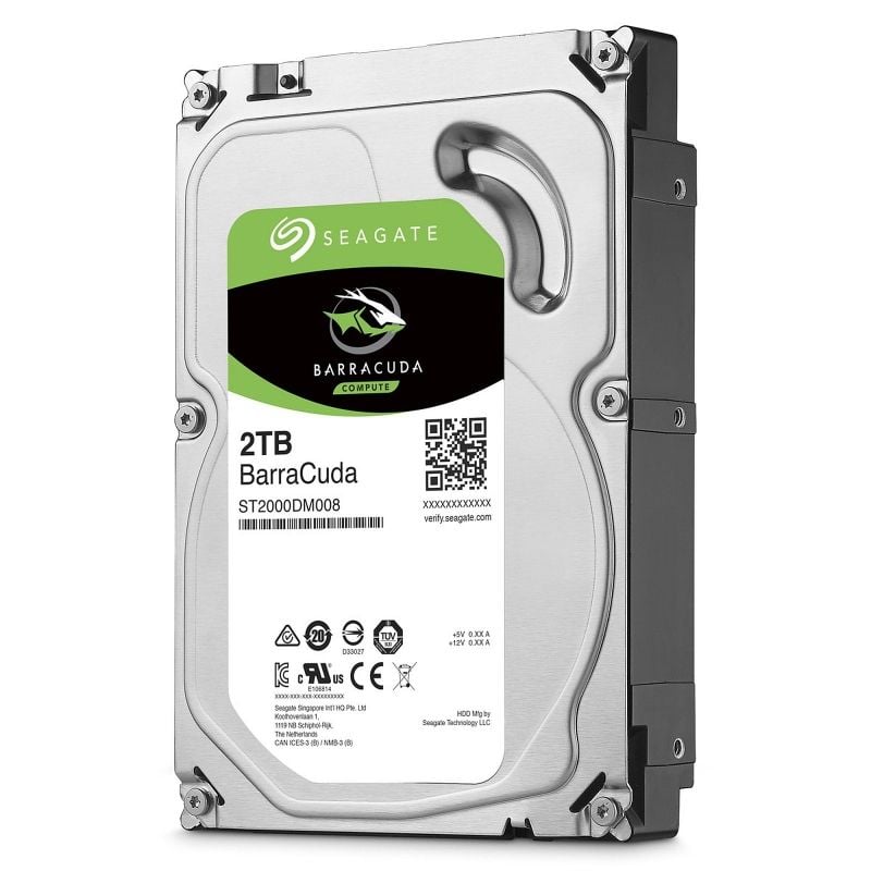 Disco Rígido Seagate BarraCuda 2TB/ 3.5"/ SATA III/ 256MB