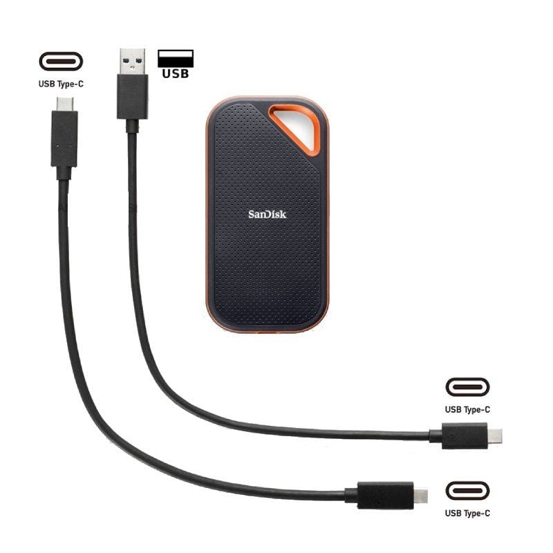 Disco Externo SSD SanDisk Extreme PRO Portátil V2 1TB/ USB 3.2 Gen 2