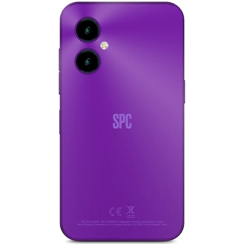 Smartphone SPC Wuum One 4GB/ 64GB/ 5"/ Púrpura