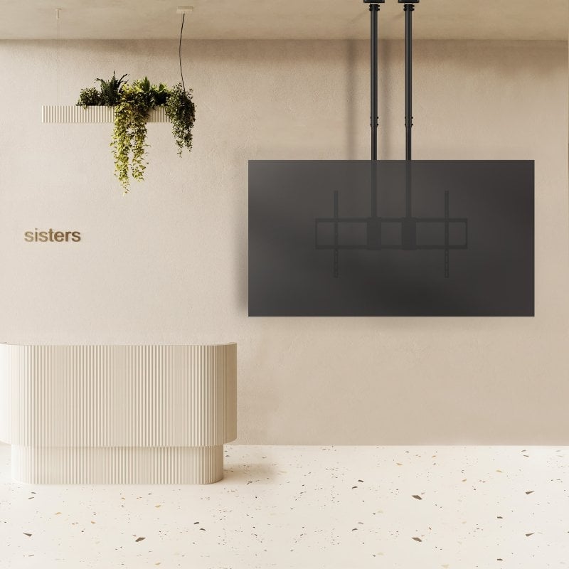 Suporte de Teto Extensível/Inclinável TooQ LPCE11120TSLI-B para TV de 60-120"/até 120kg