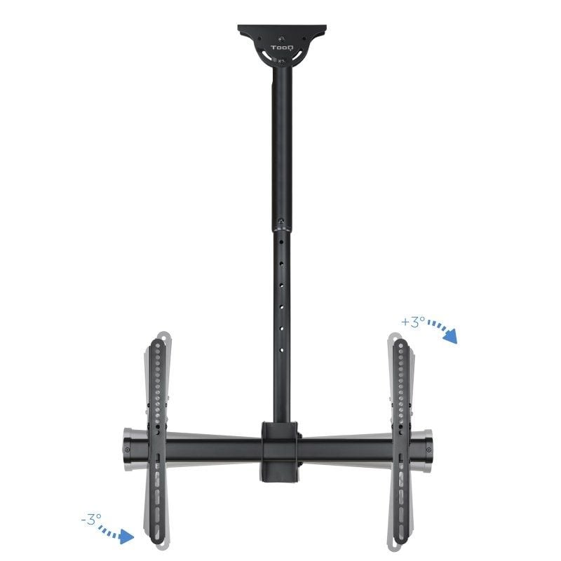 Suporte de Teto Rotativo/ Inclinável/ Nivelável TooQ LPCE1170TSLI-B para TV de 37-70"/ até 50kg