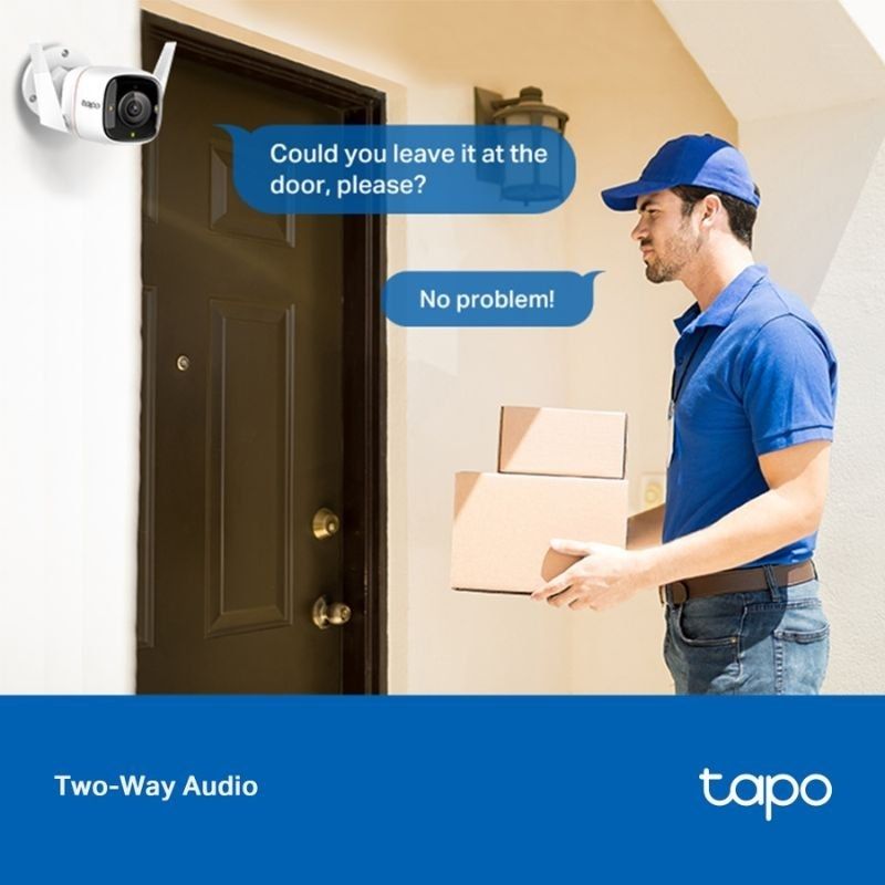 Câmara de Videovigilância TP-Link Tapo C320WS/ Visão Noturna/ Controlo via APP