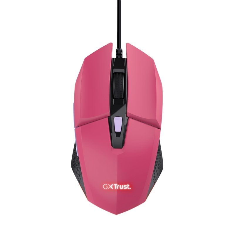 Rato Gaming Trust Gaming GXT 109 Felox/ Até 6400 DPI/ Rosa