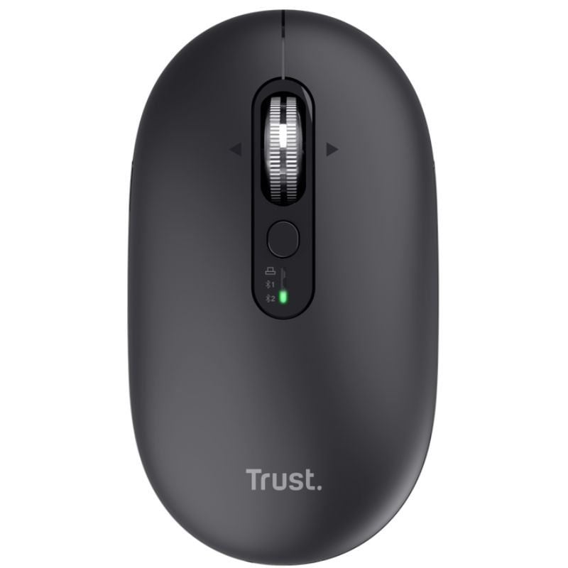 Rato Sem Fios Trust Seron 26018/ Bateria recarregável/ Até 3200 DPI/ Preto