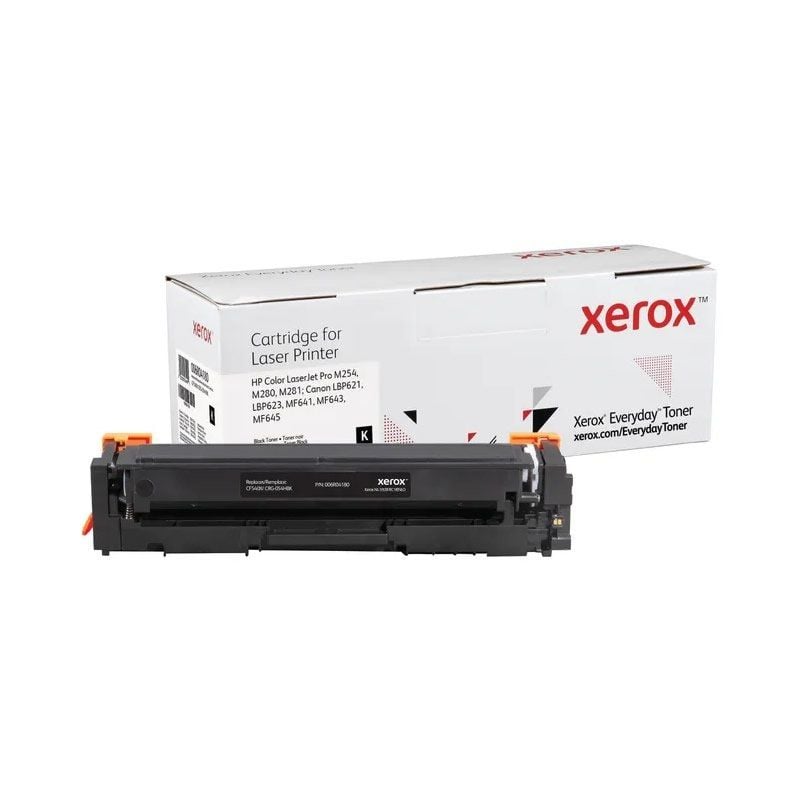 Toner compatível Xerox 006R04180 compatível com HP CF540X/CRG-054HBK/ 3200 páginas/ Preto