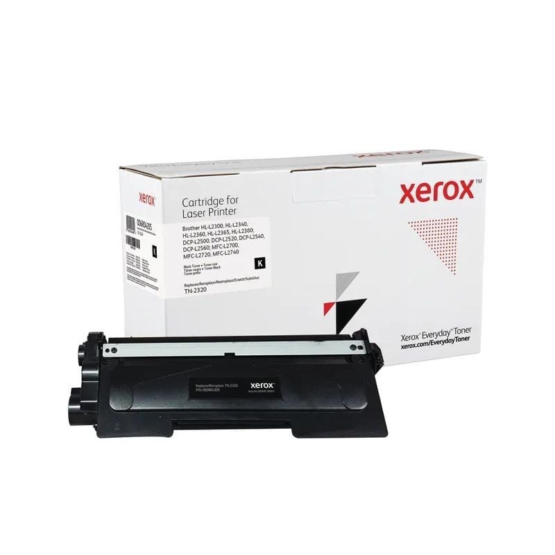 Toner compatível Xerox 006R04205 compatível com Brother TN-2320/ 2600 páginas/ Preto
