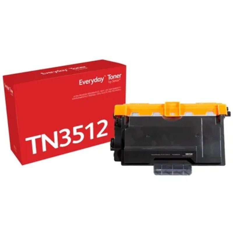 Toner compatível Xerox 006R05200 compatível com Brother TN3512 Alta Capacidade/ 12000 páginas/ Preto