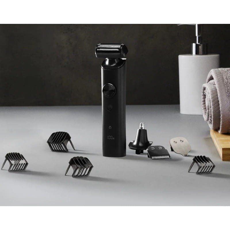 Máquina de Cortar Cabelo + Aparador Xiaomi Grooming Kit Pro/ Com Bateria/ 10 Acessórios