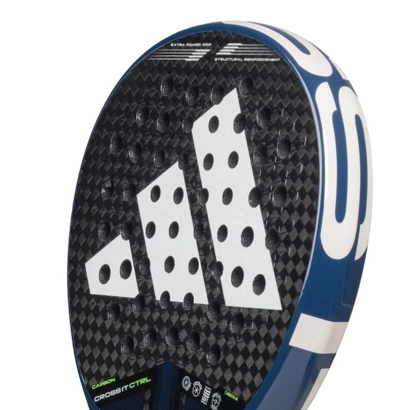 Pala de Pádel Adidas Cross It Carbon Control 3.4 2025/ Azul y Blanca