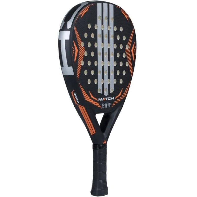 Pala de Pádel Adidas Match 3.5 2026/ Negra y Naranja