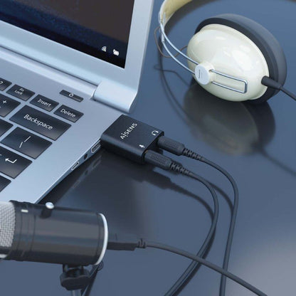 Placa de Som Aisens A106-0768/ USB Macho - 2x Jack 3.5 Fêmea