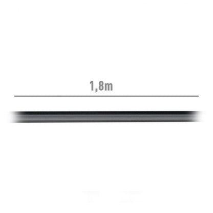 Cabo USB 2.0 Aisens A101-0028/ USB Macho - MicroUSB Macho/ Até 2.5W/ 60Mbps/ 1.8m/ Preto