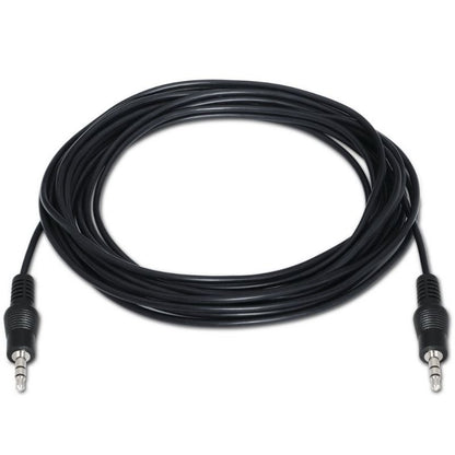 Cabo Estéreo Aisens A128-0143/ Jack 3.5 Macho - Jack 3.5 Macho/ Até 0.1W/ 3m/ Preto