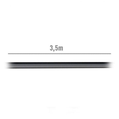 Cabo Estéreo Aisens A128-0143/ Jack 3.5 Macho - Jack 3.5 Macho/ Até 0.1W/ 3m/ Preto