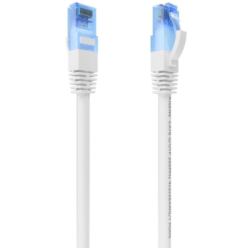 Cabo de Rede RJ45 AWG26 CCA UTP Aisens A135-0820 Cat.6/ 1.5m/ Branco