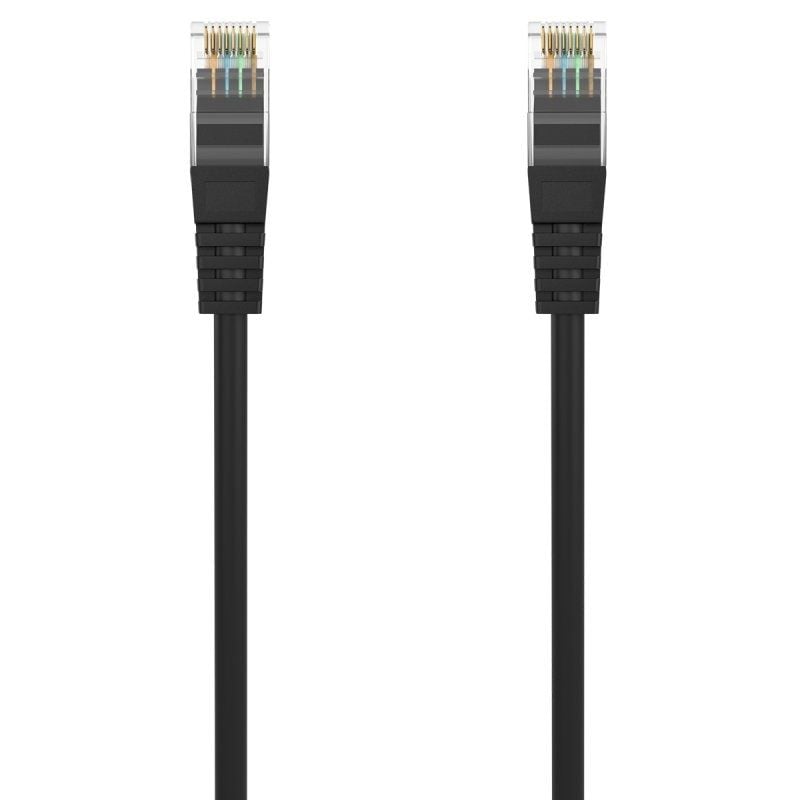 Cabo de Rede RJ45 AWG24 UTP Aisens A145-0586 Cat.6A/ LSZH/ 50cm/ Preto