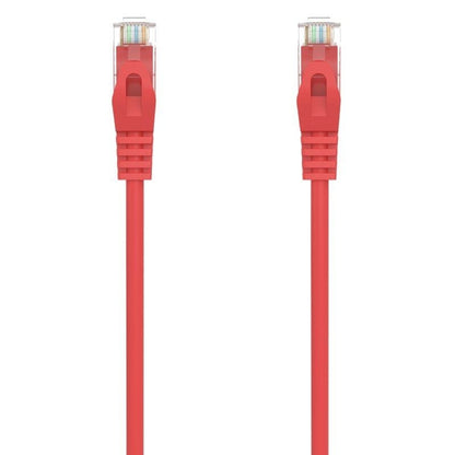 Cabo de Rede RJ45 AWG24 UTP Aisens A145-0558 Cat.6A/ LSZH/ 50cm/ Vermelho